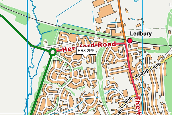 HR8 2PP map - OS VectorMap District (Ordnance Survey)