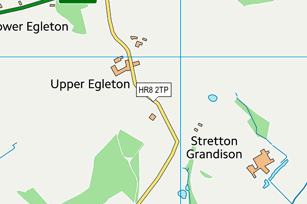 HR8 2TP map - OS VectorMap District (Ordnance Survey)