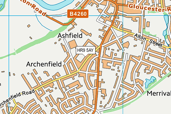 Map of ARCHENFIELD SMITH CONSULTING LIMITED at district scale