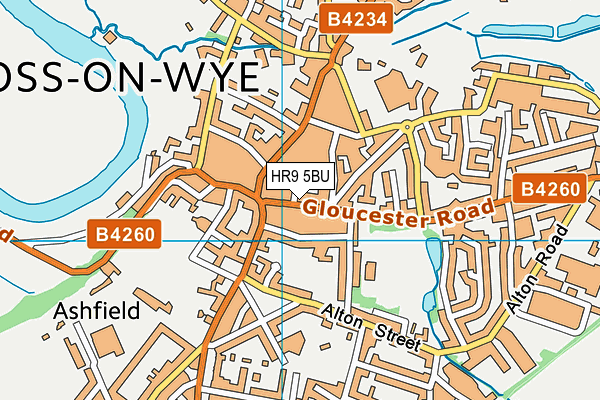Map of WYE VALLEY CHIROPRACTIC CLINIC LTD at district scale
