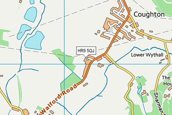 HR9 5QJ map - OS VectorMap District (Ordnance Survey)
