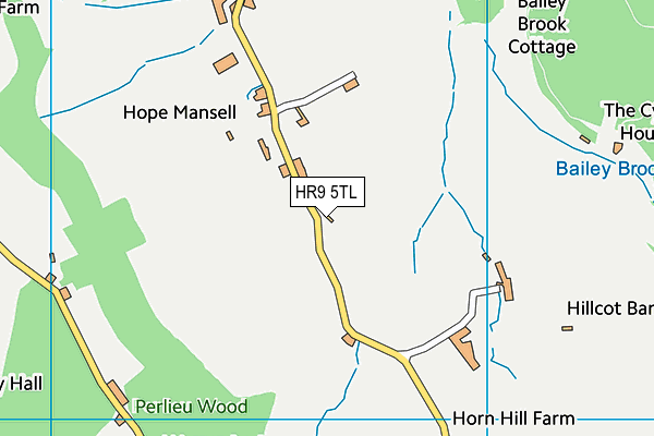 HR9 5TL map - OS VectorMap District (Ordnance Survey)