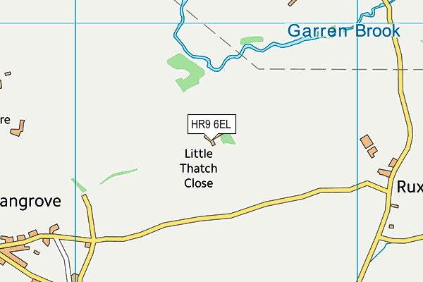 HR9 6EL map - OS VectorMap District (Ordnance Survey)