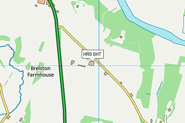 The Avenue (Goodrich Cricket Club) map (HR9 6HT) - OS VectorMap District (Ordnance Survey)