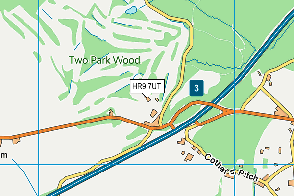 Ross-on-wye Golf Club map (HR9 7UT) - OS VectorMap District (Ordnance Survey)