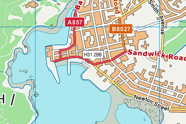 HS1 2BB map - OS VectorMap District (Ordnance Survey)