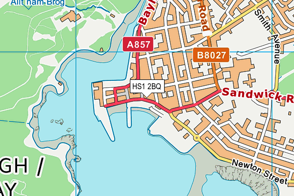 HS1 2BQ map - OS VectorMap District (Ordnance Survey)