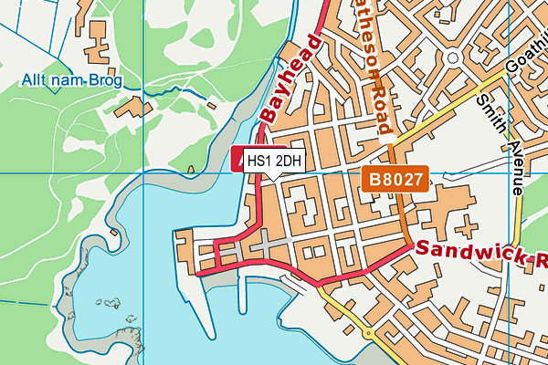 HS1 2DH map - OS VectorMap District (Ordnance Survey)
