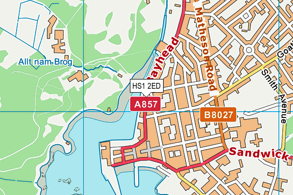 HS1 2ED map - OS VectorMap District (Ordnance Survey)