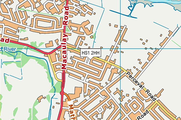 HS1 2HH map - OS VectorMap District (Ordnance Survey)