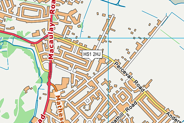HS1 2HJ map - OS VectorMap District (Ordnance Survey)