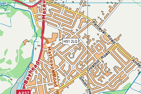 HS1 2LQ map - OS VectorMap District (Ordnance Survey)