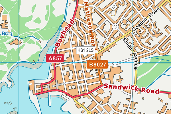 HS1 2LS map - OS VectorMap District (Ordnance Survey)