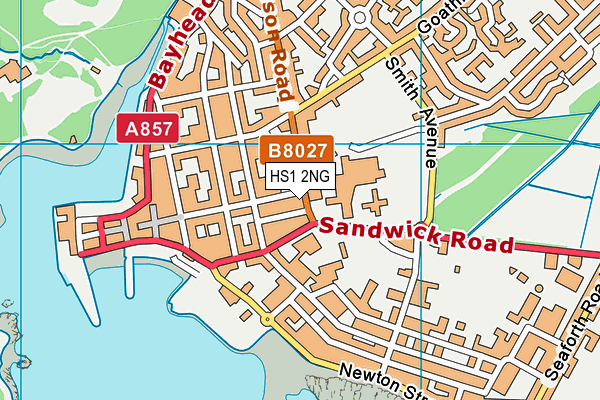 HS1 2NG map - OS VectorMap District (Ordnance Survey)