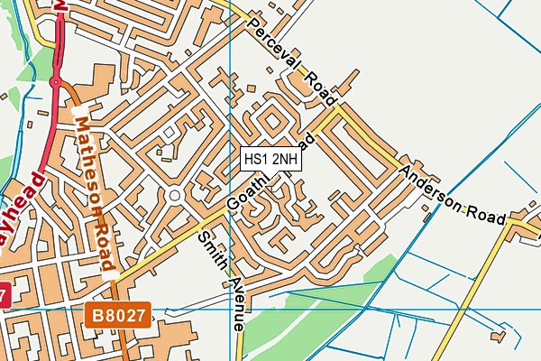 HS1 2NH map - OS VectorMap District (Ordnance Survey)