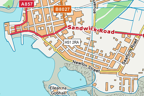 HS1 2RA map - OS VectorMap District (Ordnance Survey)