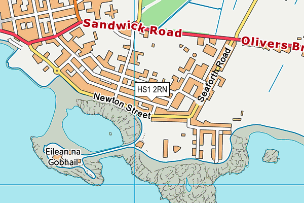 HS1 2RN map - OS VectorMap District (Ordnance Survey)