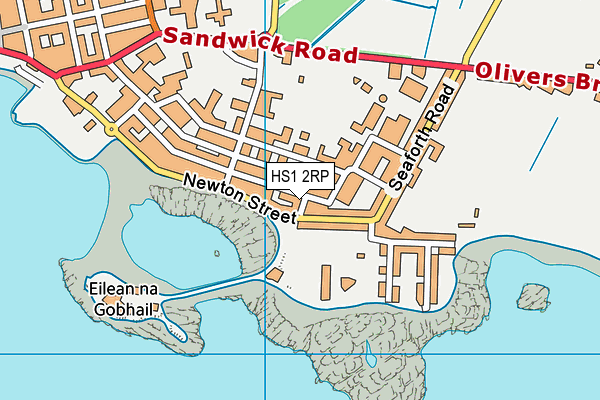HS1 2RP map - OS VectorMap District (Ordnance Survey)