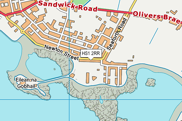 HS1 2RR map - OS VectorMap District (Ordnance Survey)