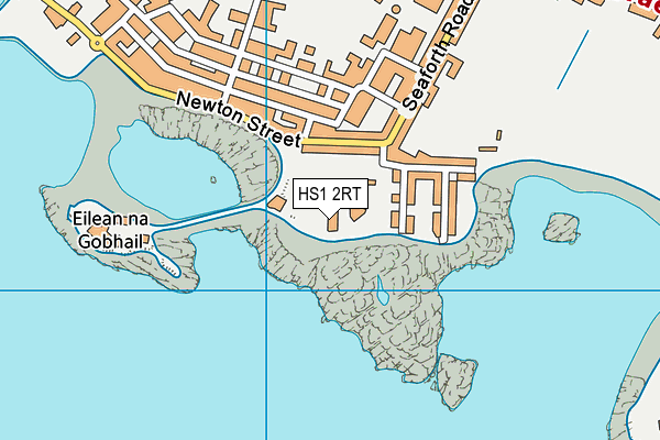 HS1 2RT map - OS VectorMap District (Ordnance Survey)