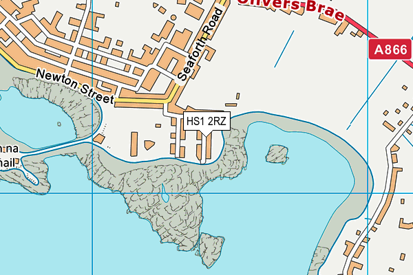 HS1 2RZ map - OS VectorMap District (Ordnance Survey)