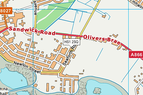 HS1 2SQ map - OS VectorMap District (Ordnance Survey)