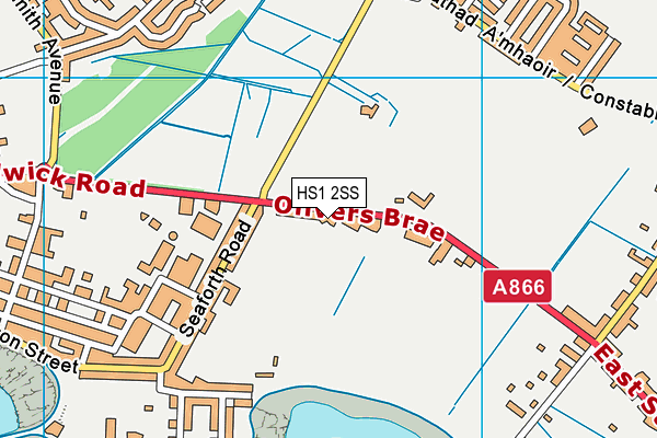 HS1 2SS map - OS VectorMap District (Ordnance Survey)