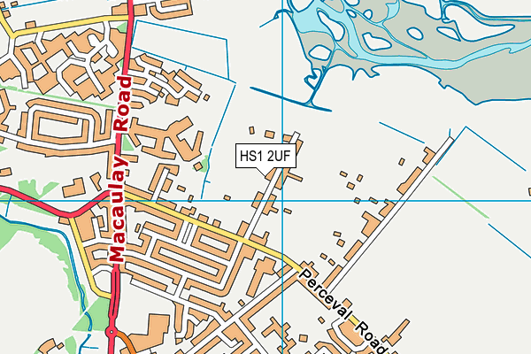 HS1 2UF map - OS VectorMap District (Ordnance Survey)