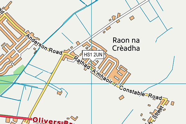 HS1 2UN map - OS VectorMap District (Ordnance Survey)