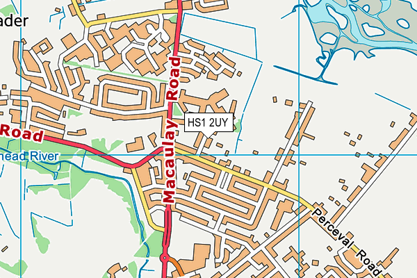 HS1 2UY map - OS VectorMap District (Ordnance Survey)