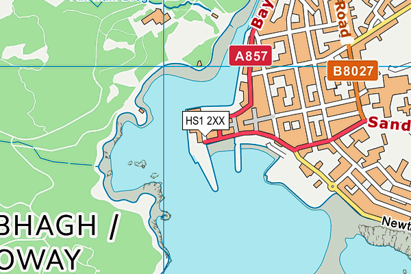 HS1 2XX map - OS VectorMap District (Ordnance Survey)