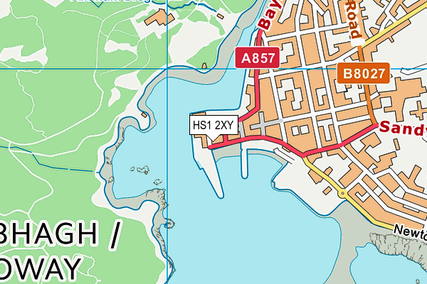 HS1 2XY map - OS VectorMap District (Ordnance Survey)