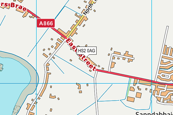 HS2 0AG map - OS VectorMap District (Ordnance Survey)