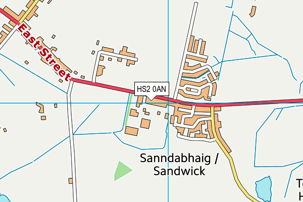 HS2 0AN map - OS VectorMap District (Ordnance Survey)