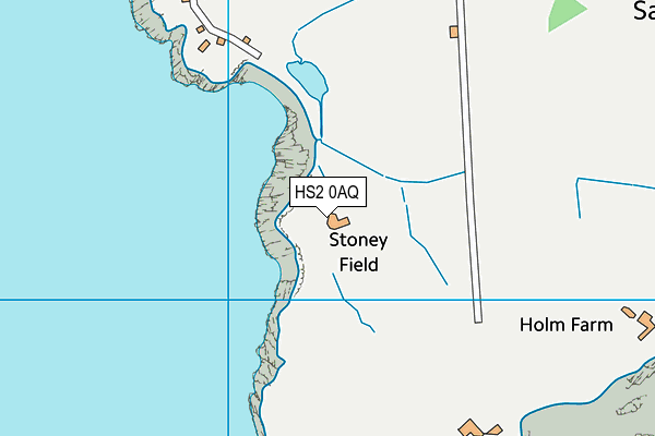 HS2 0AQ map - OS VectorMap District (Ordnance Survey)