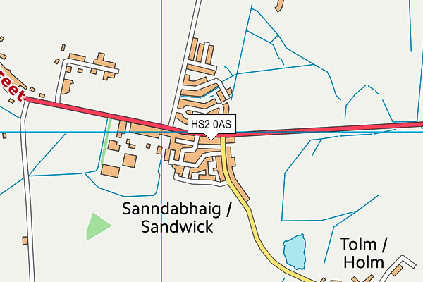 HS2 0AS map - OS VectorMap District (Ordnance Survey)