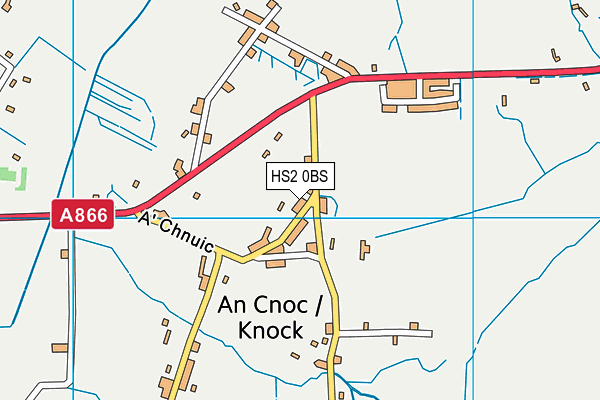 HS2 0BS map - OS VectorMap District (Ordnance Survey)