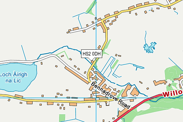 HS2 0DH map - OS VectorMap District (Ordnance Survey)