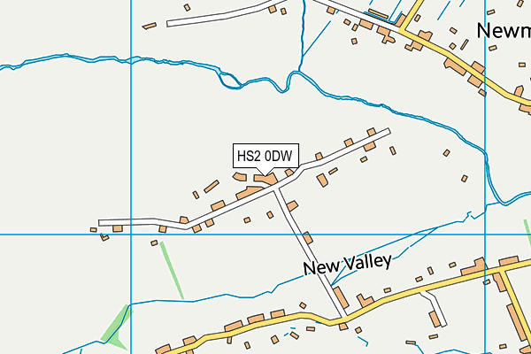 HS2 0DW map - OS VectorMap District (Ordnance Survey)