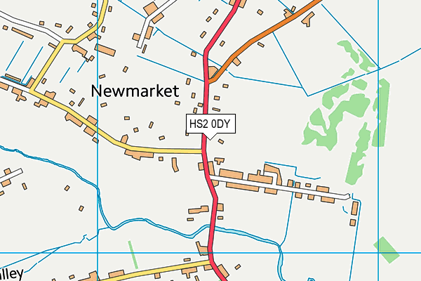 HS2 0DY map - OS VectorMap District (Ordnance Survey)