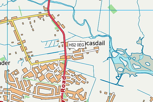 HS2 0EG map - OS VectorMap District (Ordnance Survey)