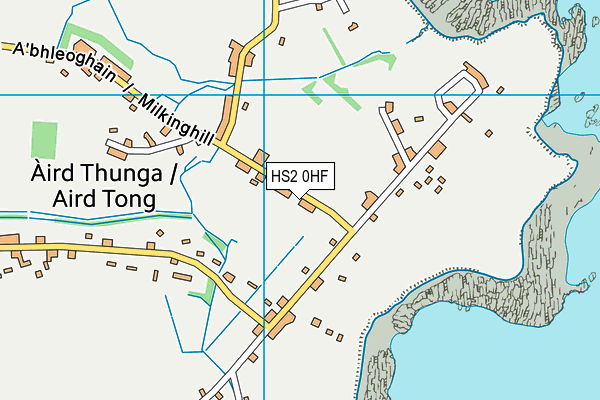 HS2 0HF map - OS VectorMap District (Ordnance Survey)