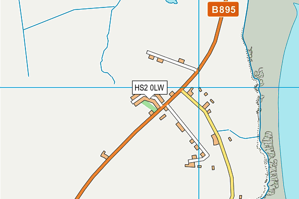 HS2 0LW map - OS VectorMap District (Ordnance Survey)