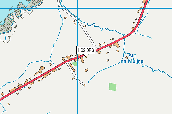 HS2 0PS map - OS VectorMap District (Ordnance Survey)