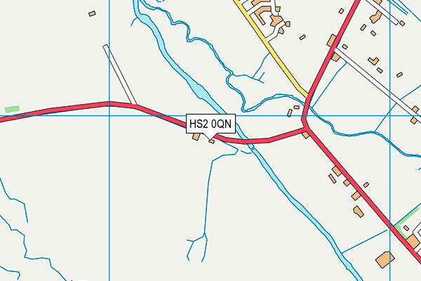 HS2 0QN map - OS VectorMap District (Ordnance Survey)
