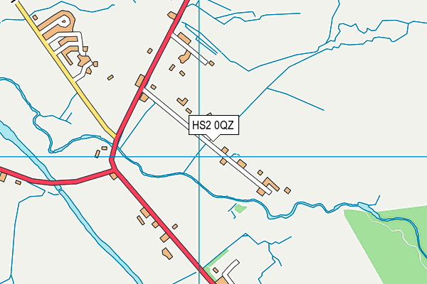 HS2 0QZ map - OS VectorMap District (Ordnance Survey)