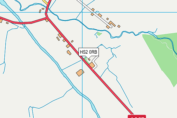 HS2 0RB map - OS VectorMap District (Ordnance Survey)