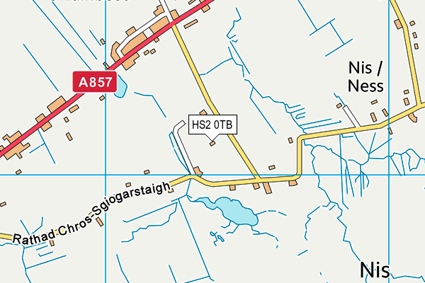 HS2 0TB map - OS VectorMap District (Ordnance Survey)