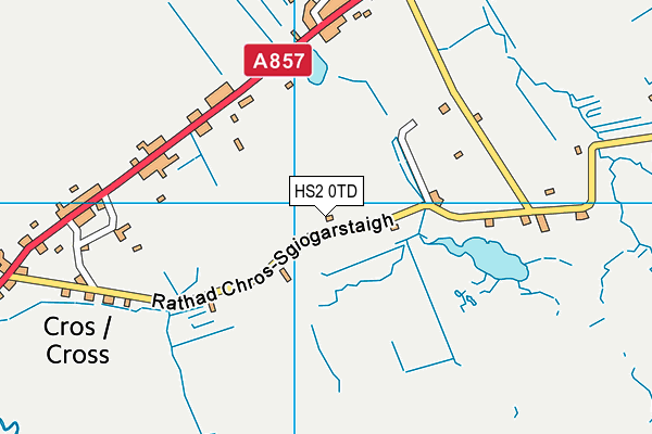 HS2 0TD map - OS VectorMap District (Ordnance Survey)