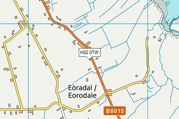 HS2 0TW map - OS VectorMap District (Ordnance Survey)